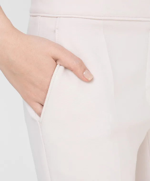 Tom Ford Pantaloni in lana beige chiaro PAW300FAX431