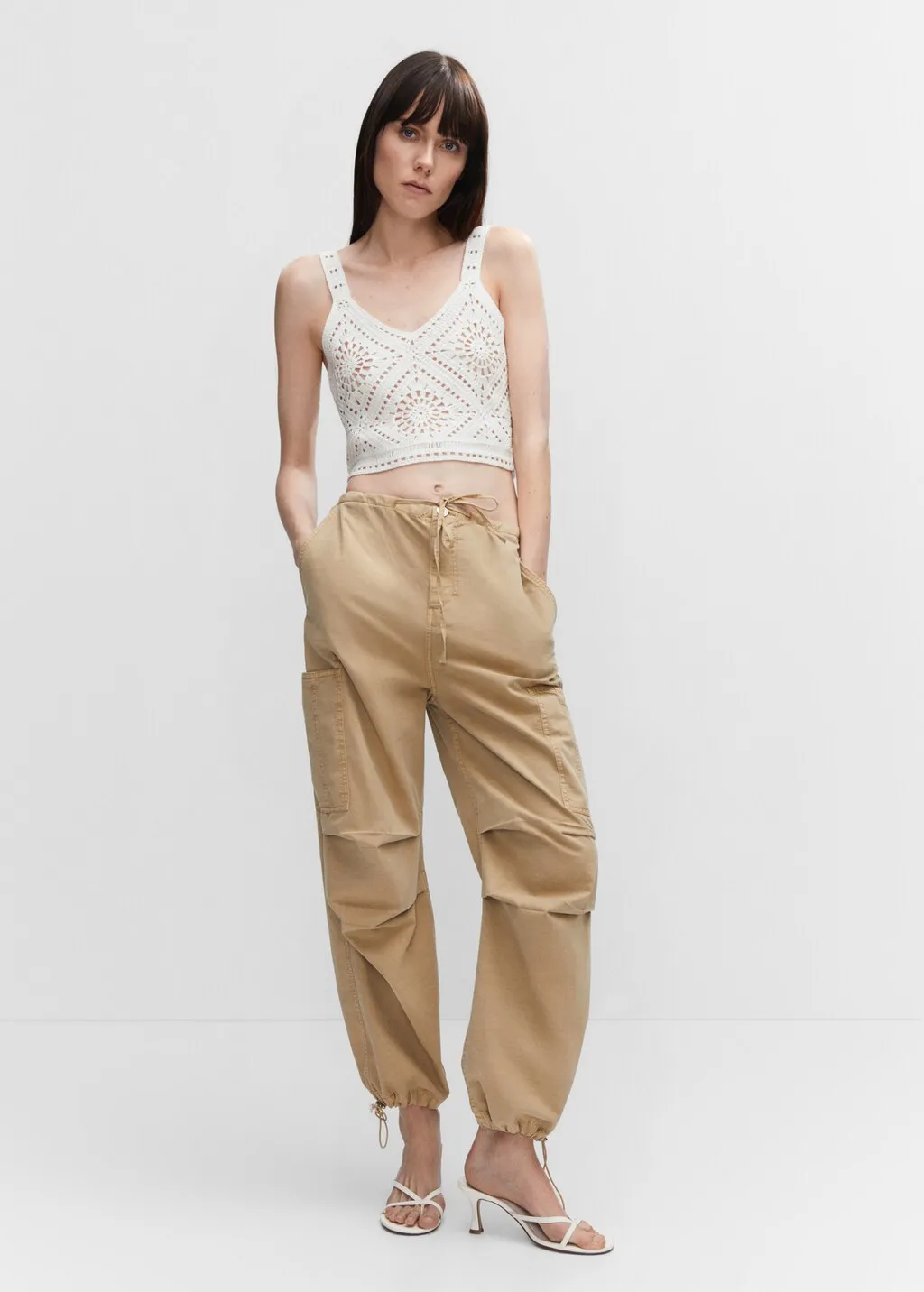 Top crop crochet