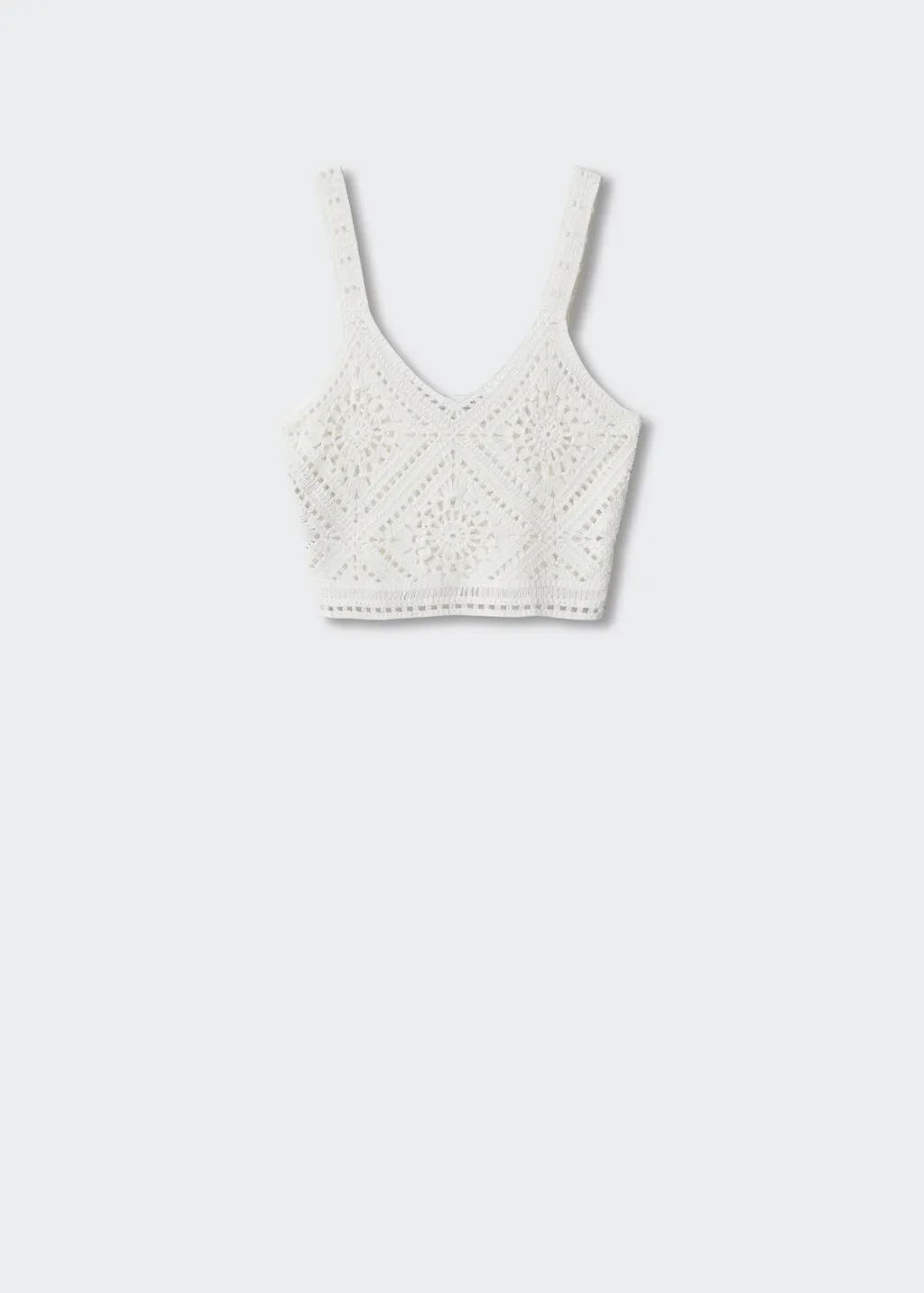 Top crop crochet