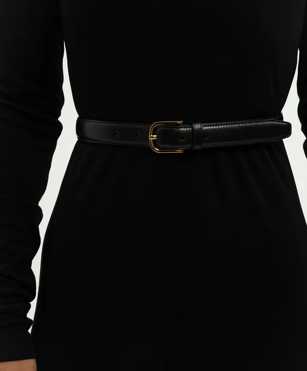 Toteme Cintura in pelle nera 233812612