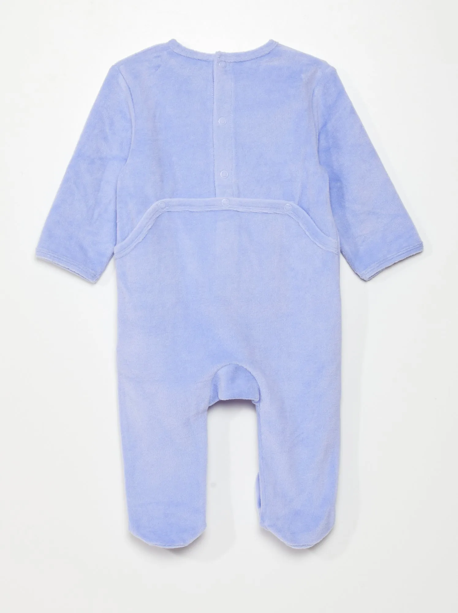 Tutina in velluto - Azzurro/Unicorno