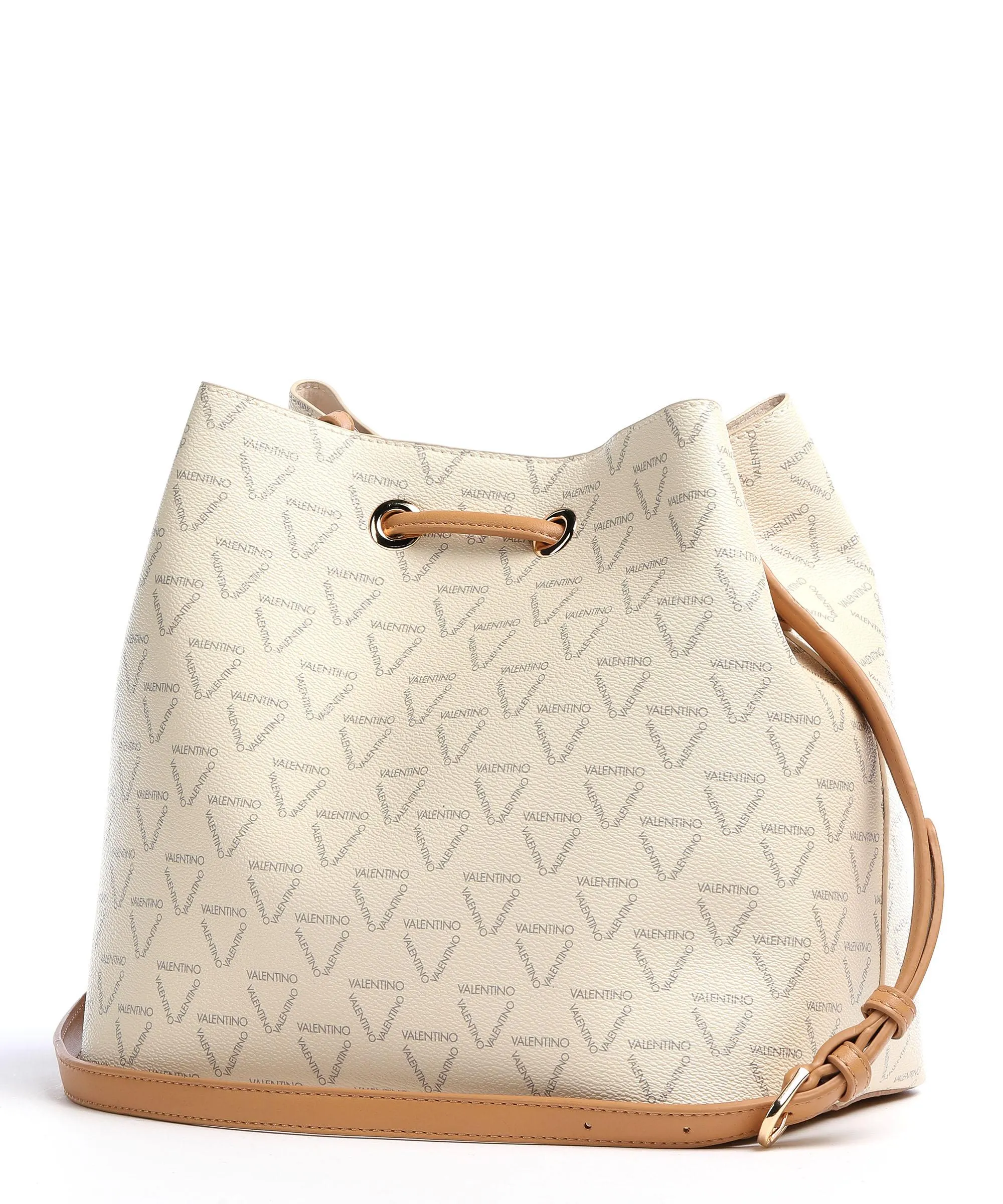  Valentino Bags Liuto Borsa a secchiello pelle sintetica crema  