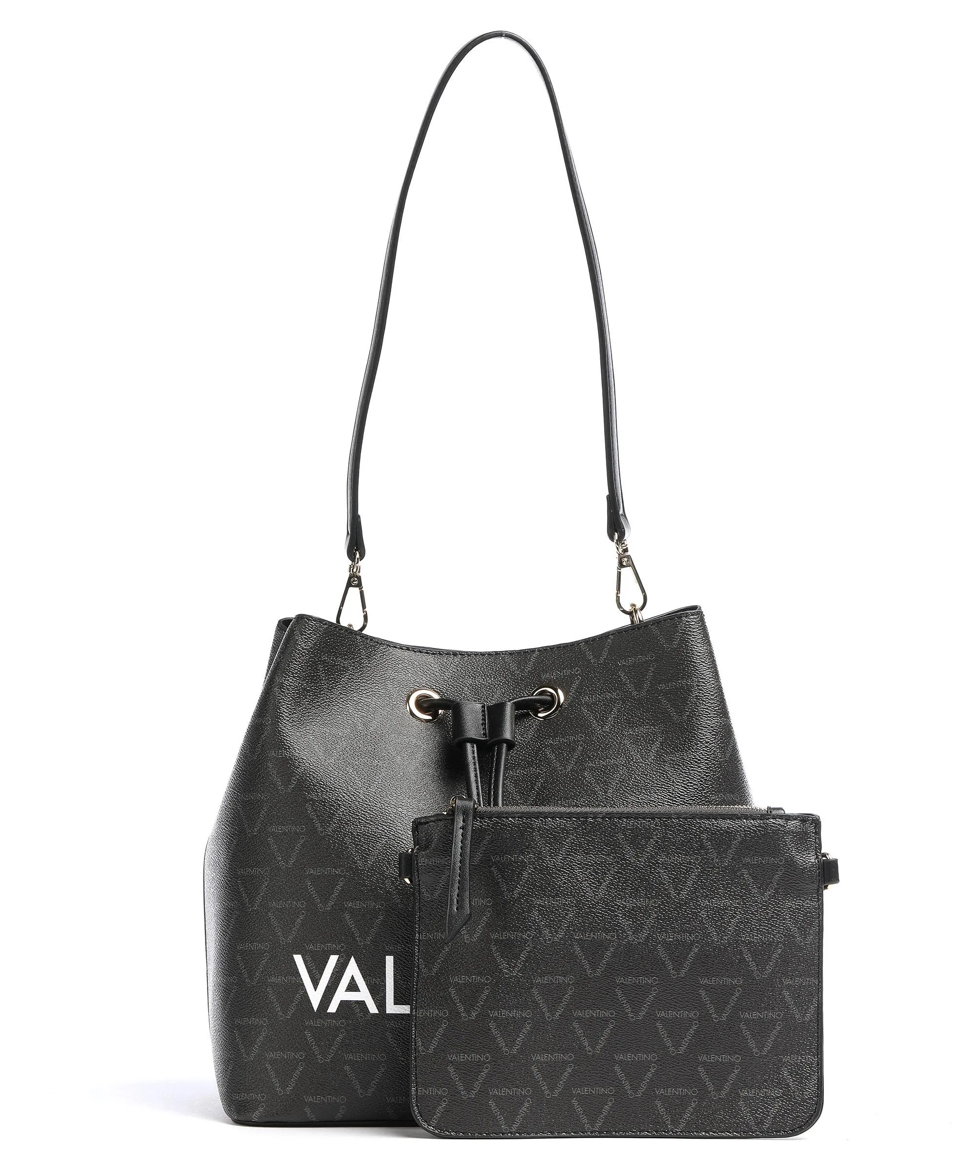  Valentino Bags Liuto Borsa a secchiello pelle sintetica nero  