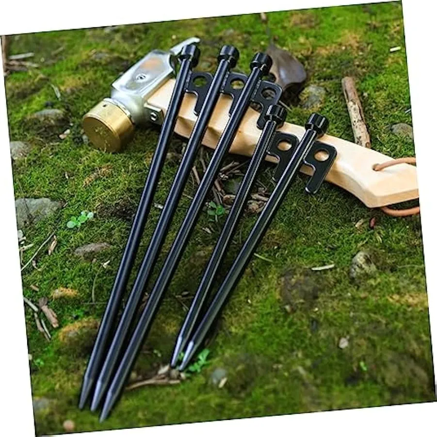 VALICLUD 2Pcs Ghisa Tenda per Impieghi Gravosi Tenda Gonfiabile All’Aperto Tenda per Esterni per Impieghi Gravosi Pali Gonfiabil