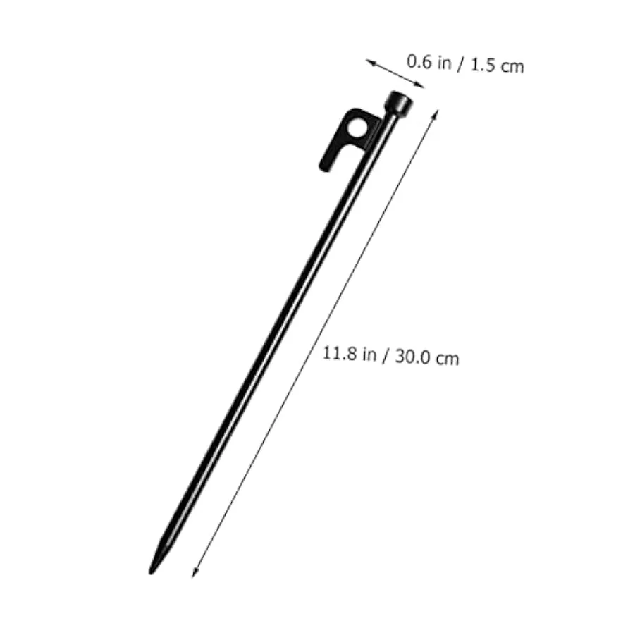 VALICLUD 2Pcs Ghisa Tenda per Impieghi Gravosi Tenda Gonfiabile All’Aperto Tenda per Esterni per Impieghi Gravosi Pali Gonfiabil