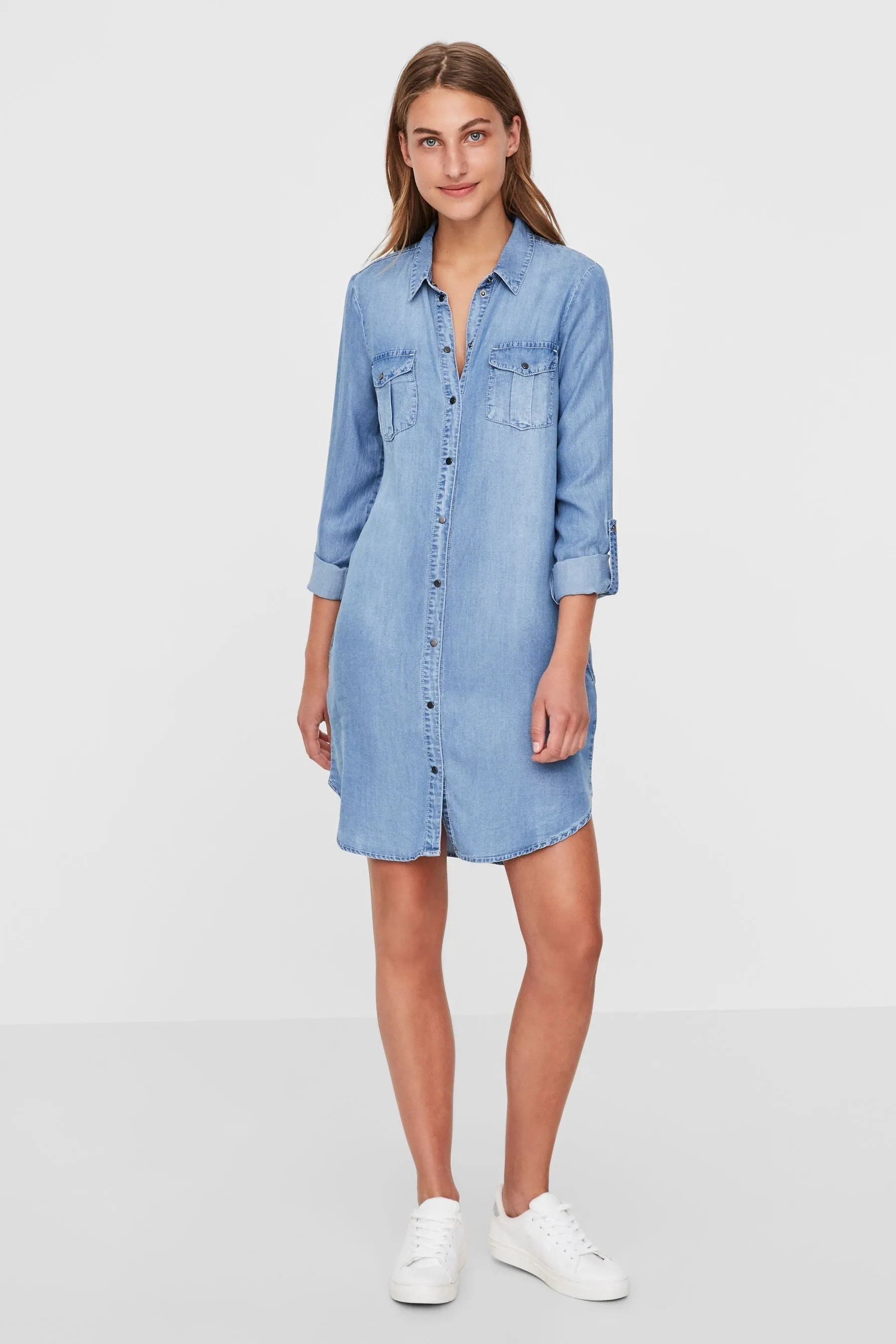 VERO MODA - Abito Denim leggero