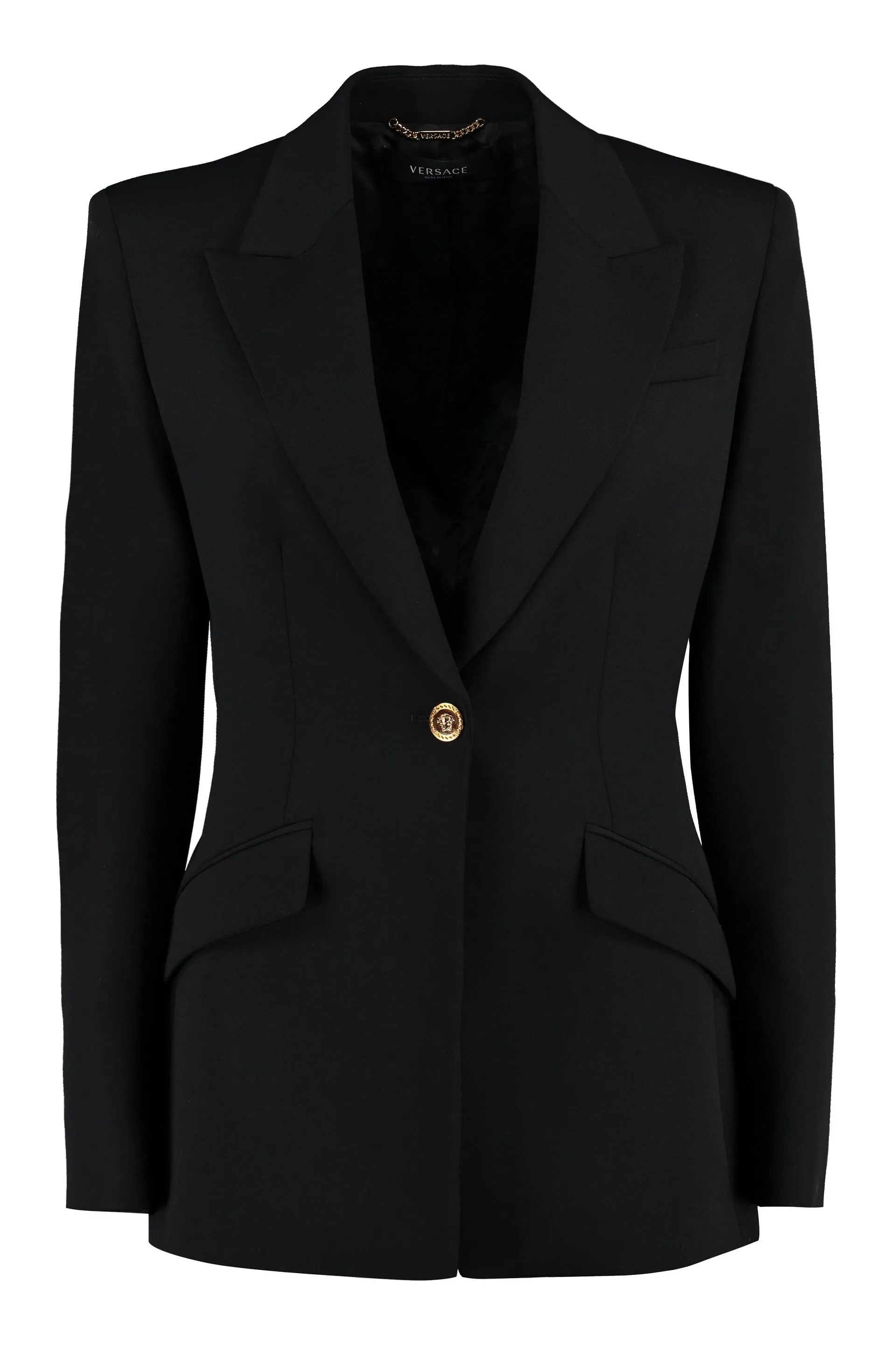 Versace Blazer monopetto in lana