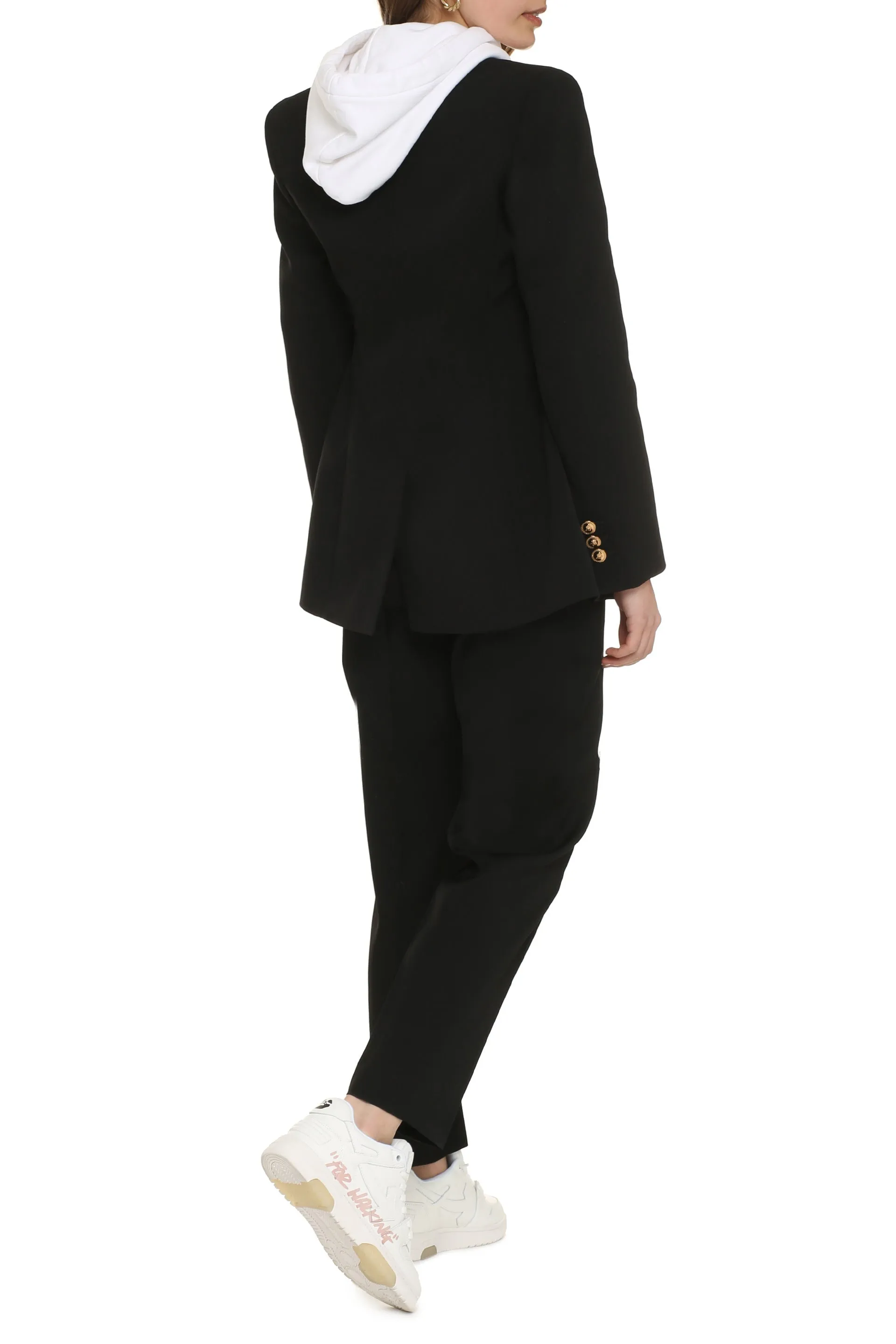 Versace Blazer monopetto in lana