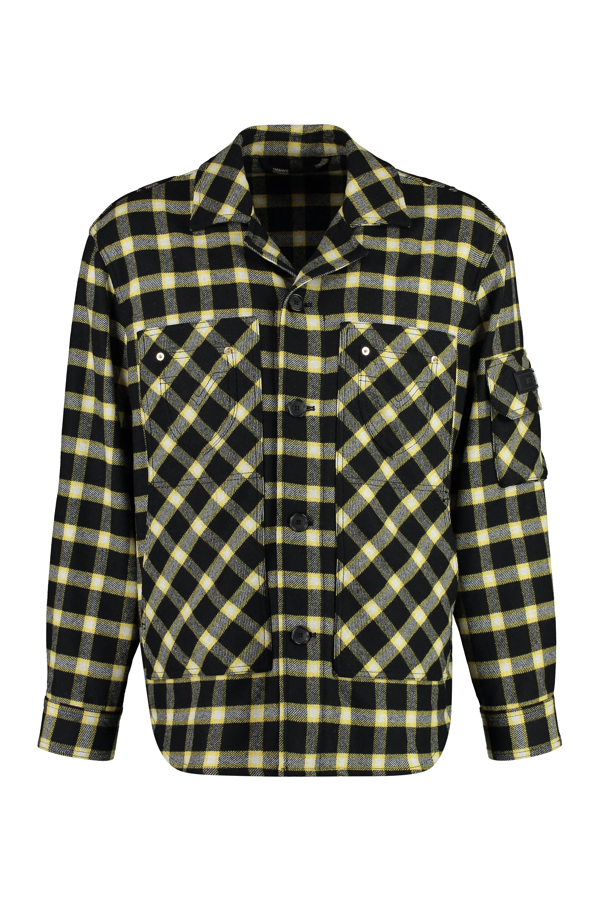 Versace Overshirt in misto lana