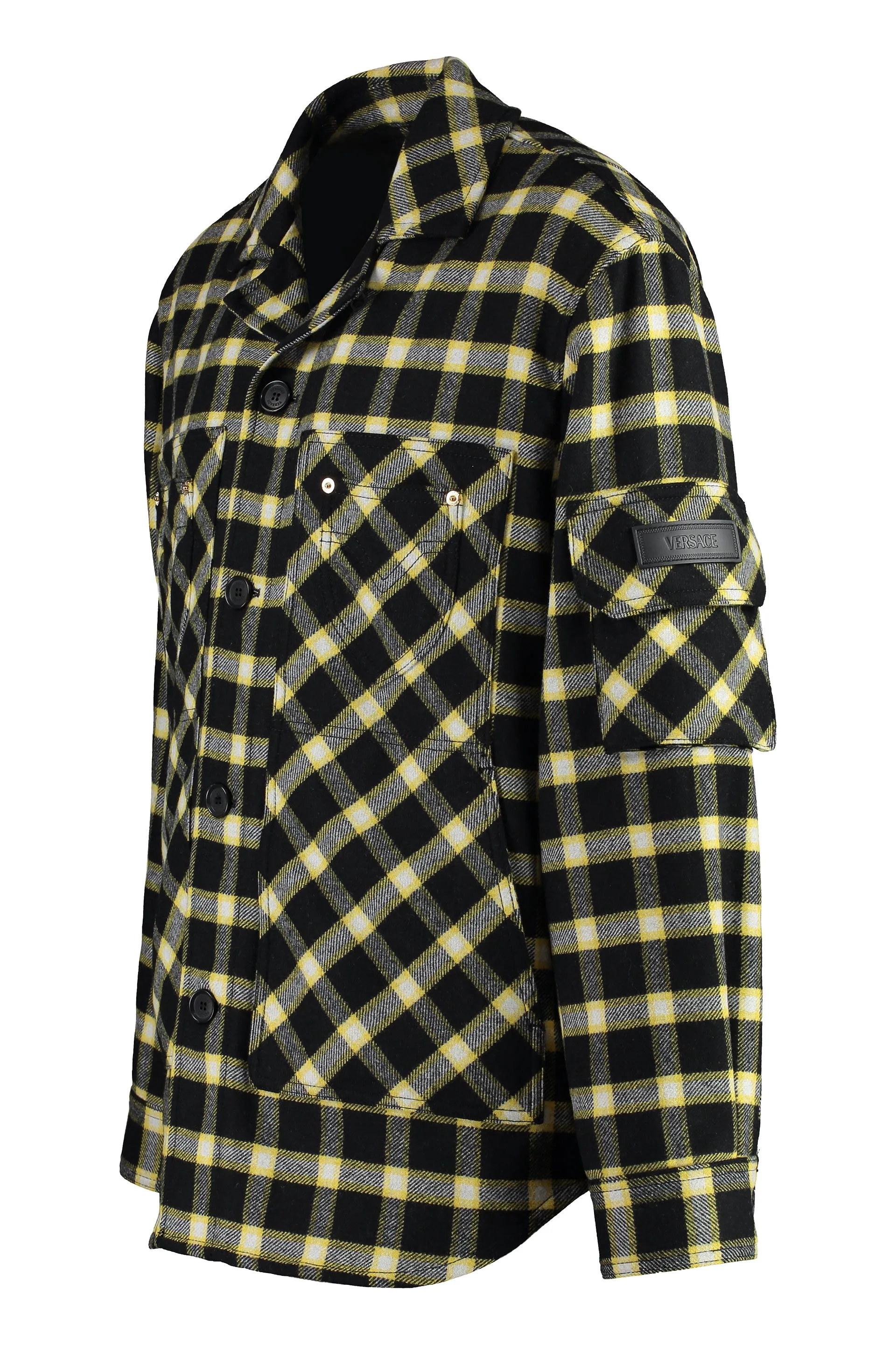 Versace Overshirt in misto lana