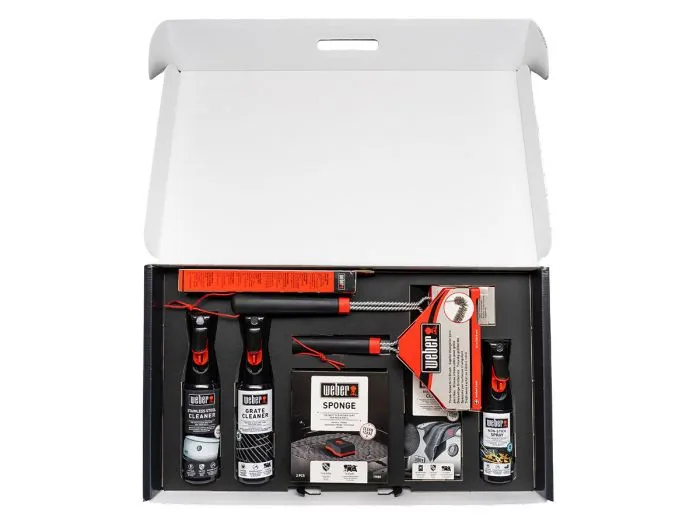 Weber kit di pulizia per barbecue a gas in acciaio inox