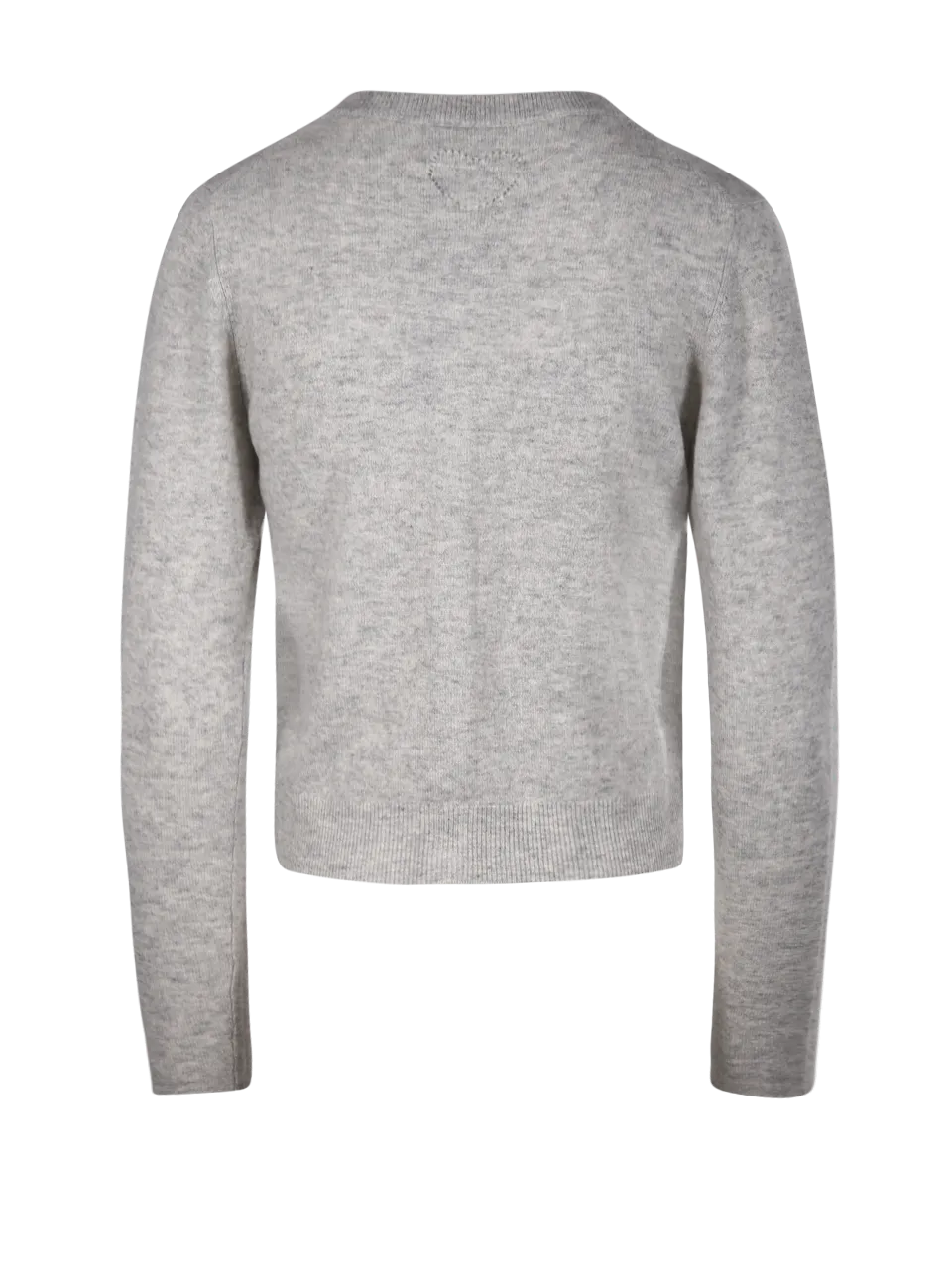 WOMAN CASHMERE COMPANY GREY CASHMERE CARDIGAN