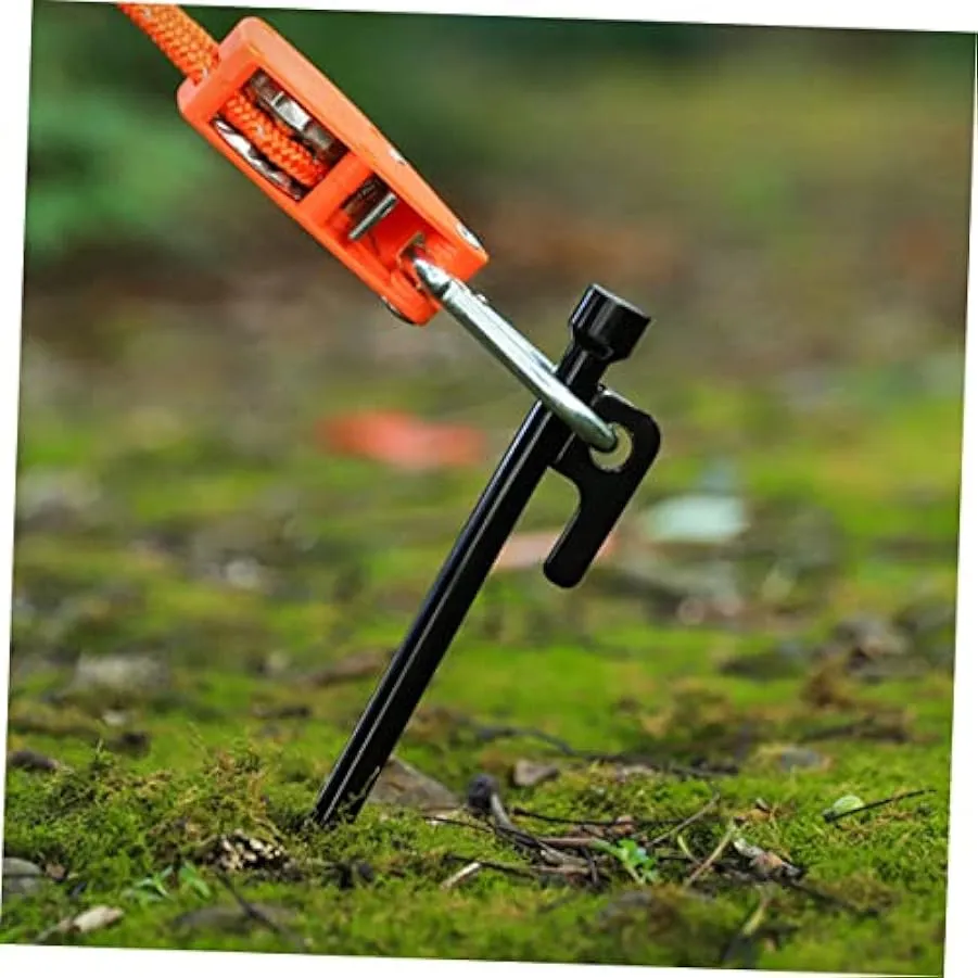 YARNOW 1 Set Ghisa Paletti Per Decorazioni Esterne Paletti Metallici Pali Da Giardino Per Decorazioni Per Tende Punte Della Tend