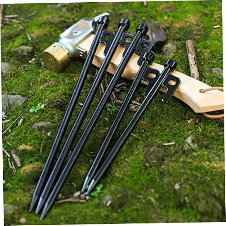 YARNOW 1 Set Ghisa Paletti Per Decorazioni Esterne Paletti Metallici Pali Da Giardino Per Decorazioni Per Tende Punte Della Tend