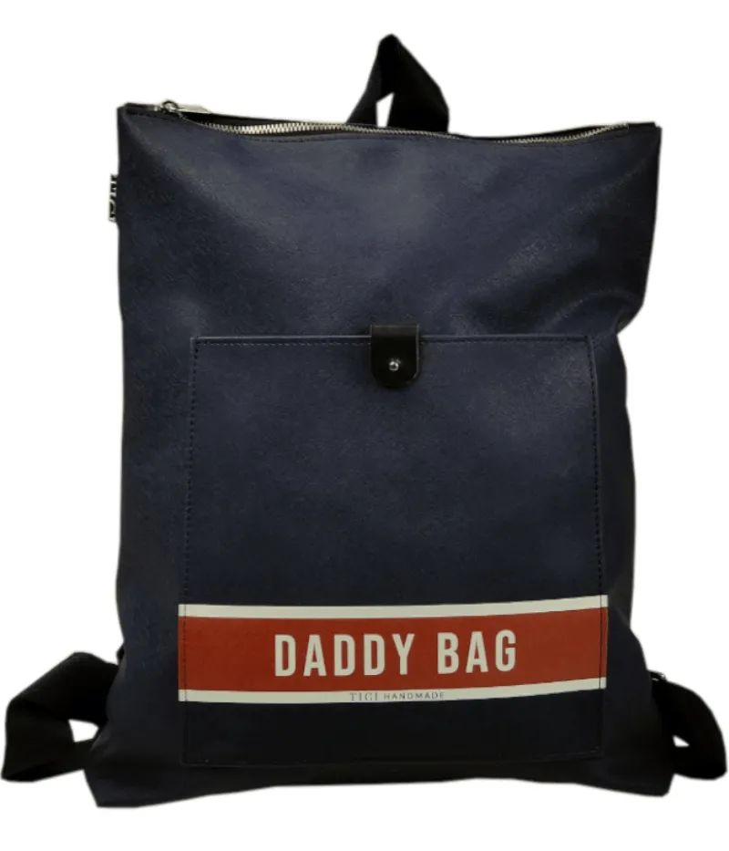Zaino Papà Blu - Zaino Uomo artigianale personalizzato