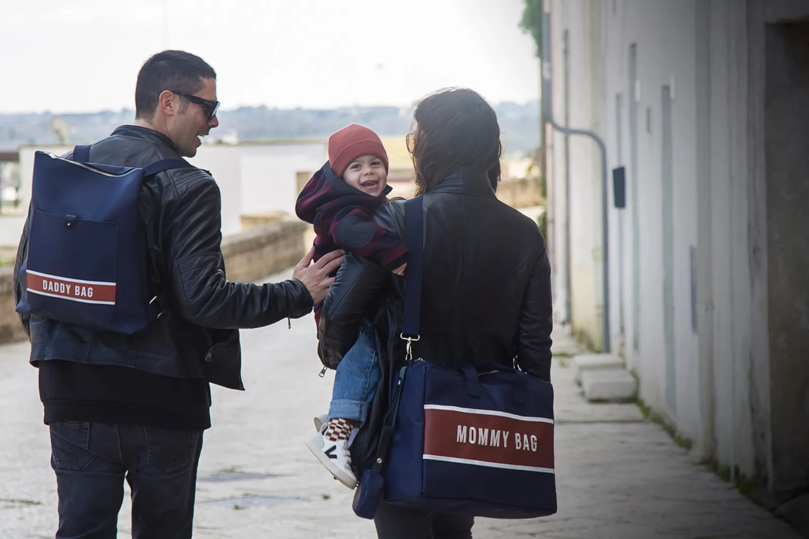 Zaino Papà Blu - Zaino Uomo artigianale personalizzato
